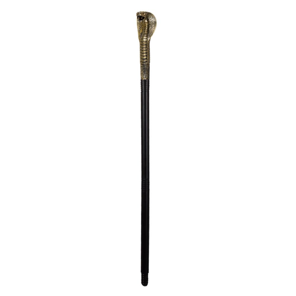 Disfraz Cetro de serpiente, 3 piezas, aprox. 82 cm, accesorio de disfraz para carnaval, fiesta temática y Halloween, accesorio para disfraz de vudú o África