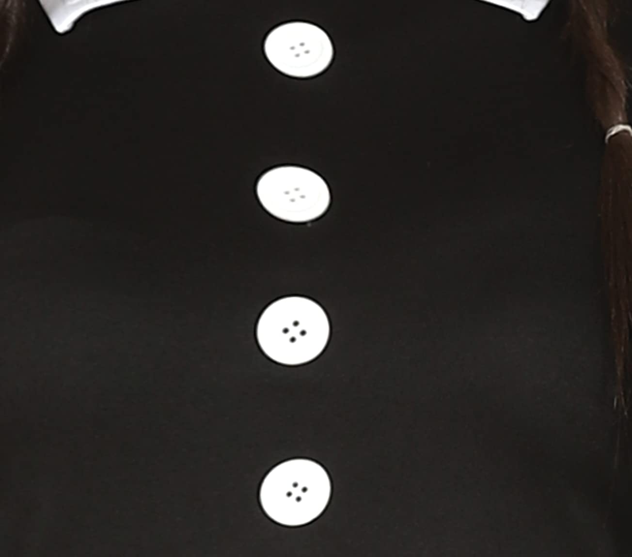 Disfraz Mirecoles de Jueves Chica de Familia Gótica - Vestido Negro Corto para Mujer Adulta Talla S 36-38