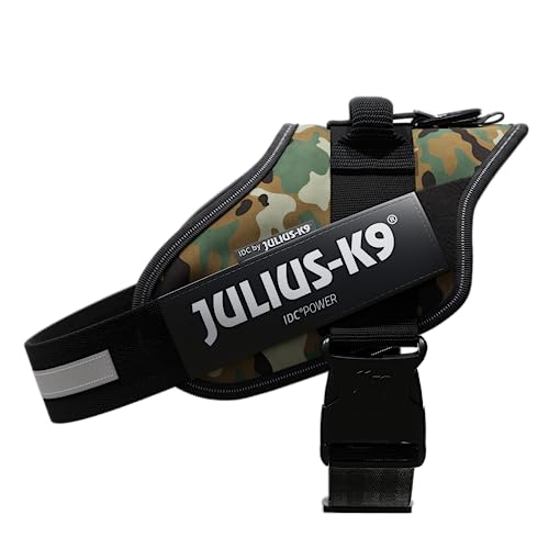 Arnés JULIUS-K9 IDC, 1/L, 63–85 cm/50 mm, Camuflaje, Perro