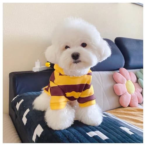 Disfraz de Abejorro para Perro Pequeño, Bee Dog Costume, Disfraces para Perros, Dog Bee Hoodies, para Perro, Halloween, Navidad, Fiestas, Juegos de rol, Multicolor