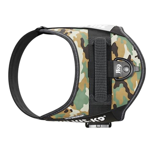 Arnés JULIUS-K9 IDC, 1/L, 63–85 cm/50 mm, Camuflaje, Perro