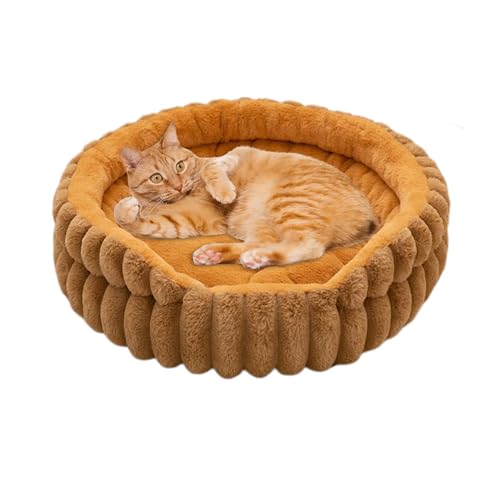 Generisch Cama pequeña para perros | Donut Cachorro Gatito Cama para gatos domésticos, almohada de felpa para perros pequeños y medianos Sala de estar Dormitorio Apartamento Casa Exterior Lavable a