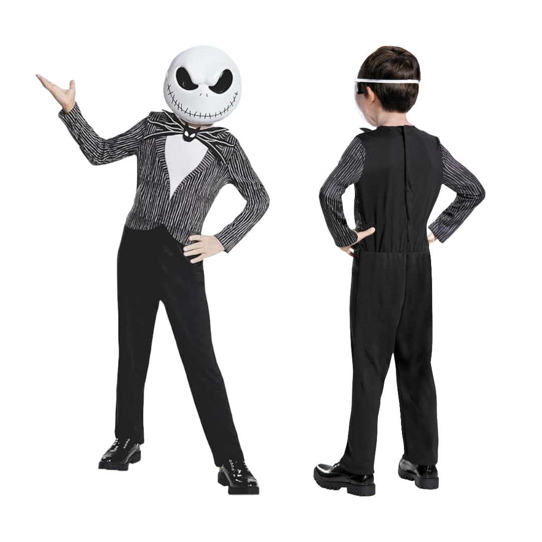 Disfraz Pesadilla antes de Navidad - Disfraz Jack Skellington - Talla L (10-12 Años)