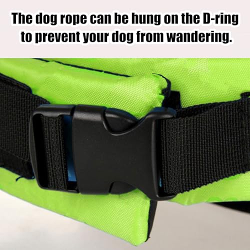 Chaleco Salvavidas para Perros Natación - Chaleco Reflectante para Cachorros con Flotabilidad | Ajustable para Razas Medianas y Grandes Uso En Playa Piscina Kayak Y Deportes Acuáticos