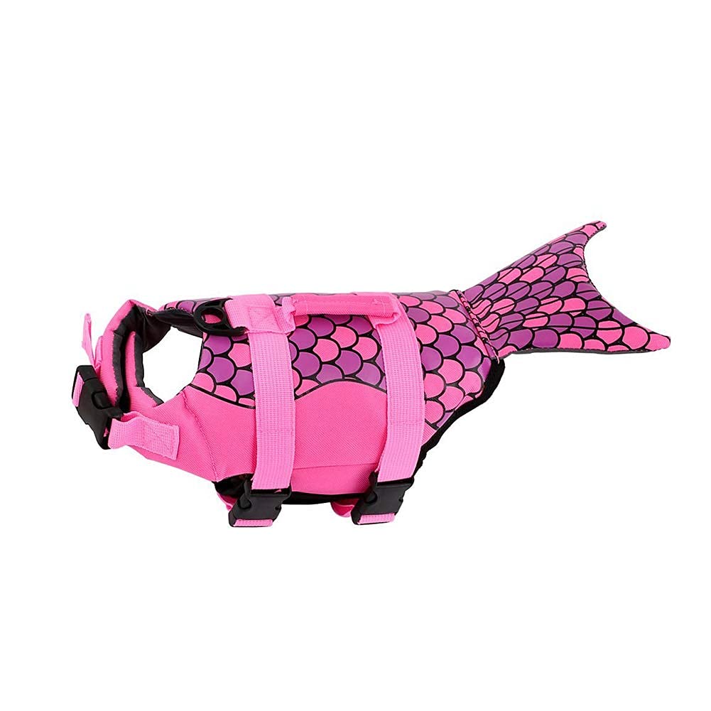 Chaleco Salvavidas para Perros, Chalecos Flotante para Piscina de Cachorros, Ideal para Nadar, Surfear, Navegar y para Que tu Cachorro esté Seguro en el Agua