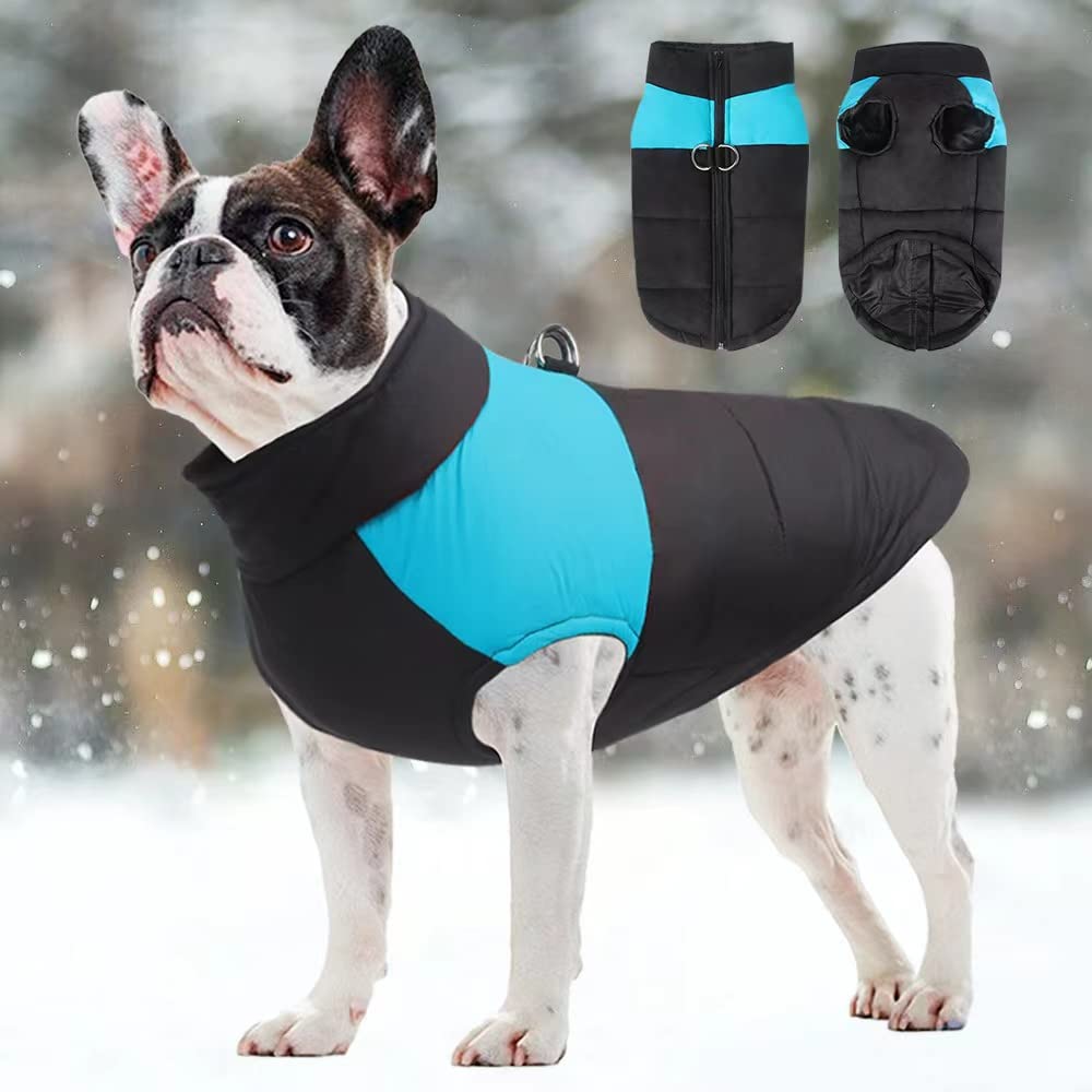 Abrigo para Perro Impermeable Chaqueta Cálido de Invierno y Otoño, Ropa de Algodón para Perros Pequeños Medianos y Grandes Mascotas Chaleco de Cachorro y Gato para Clima Frio