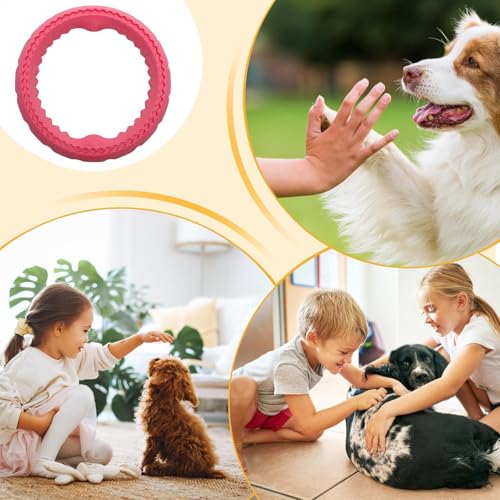 Anillo De Masticación De Perro - Juguete De Perro De Goma Masticación - Masticar El Mástil, Caza A La Persecución, Suministros De Juguetes Para Mascotas Interactivos, D