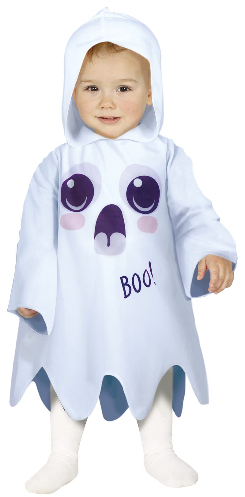 Disfraz de Linda Fantasma Boo para Bebé Niño o Niña - Disfraz Halloween de Bebé 18-24 Meses