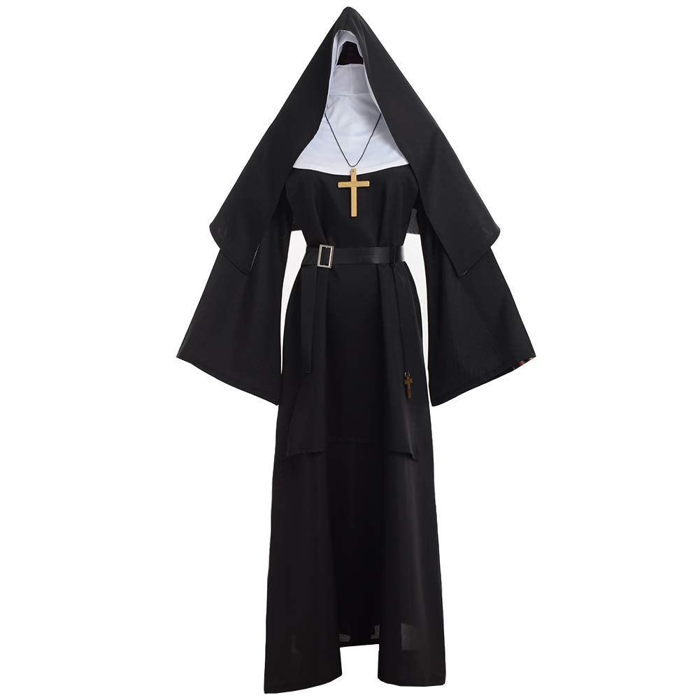 Disfraz Monja The Nun Deluxe Adulto Disfraz de Monja para Mujer (M)