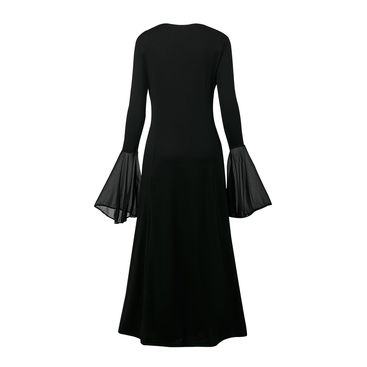 Disfraz Vestido medieval para mujer, disfraz renacentista, victoriano, con mangas de trompeta, con corsé, para Halloween (modelo 2, M)