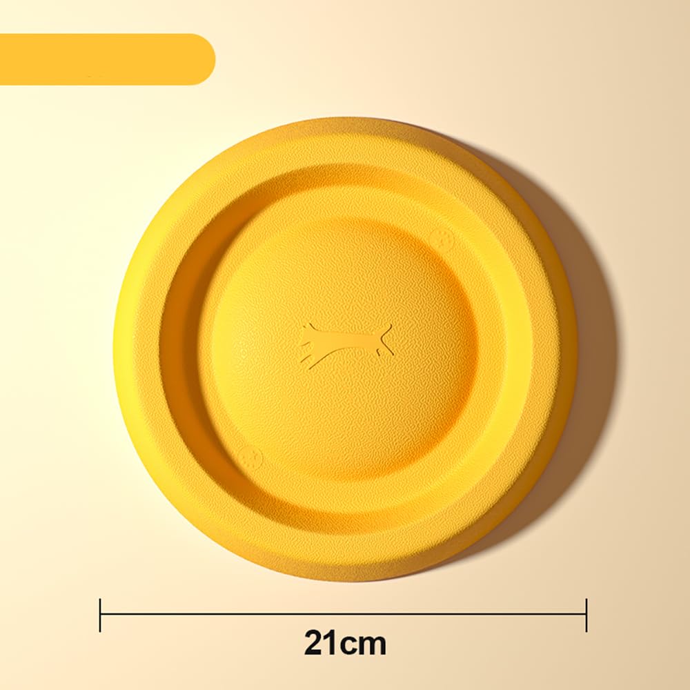 Frisbee para perros, anillo de tracción interactivo para perros, juguete suave y ligero, puede nadar en el agua, juguete para morder y masticar para mascotas (frisbee)
