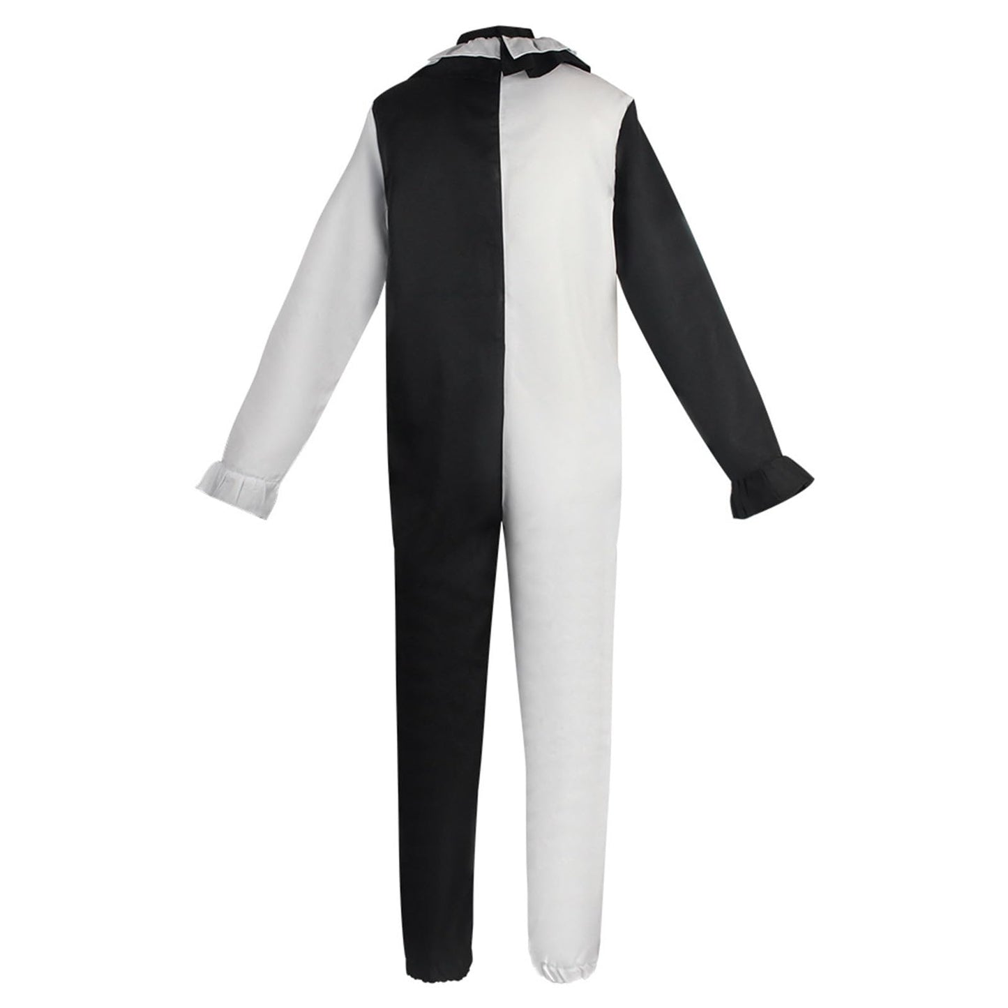 Disfraz de payaso de terrifier para hombre, disfraz de payaso, disfraz de payaso, color negro y blanco, disfraz de payaso asesino, disfraz para adultos, disfraz de carnaval, fiesta, mono de