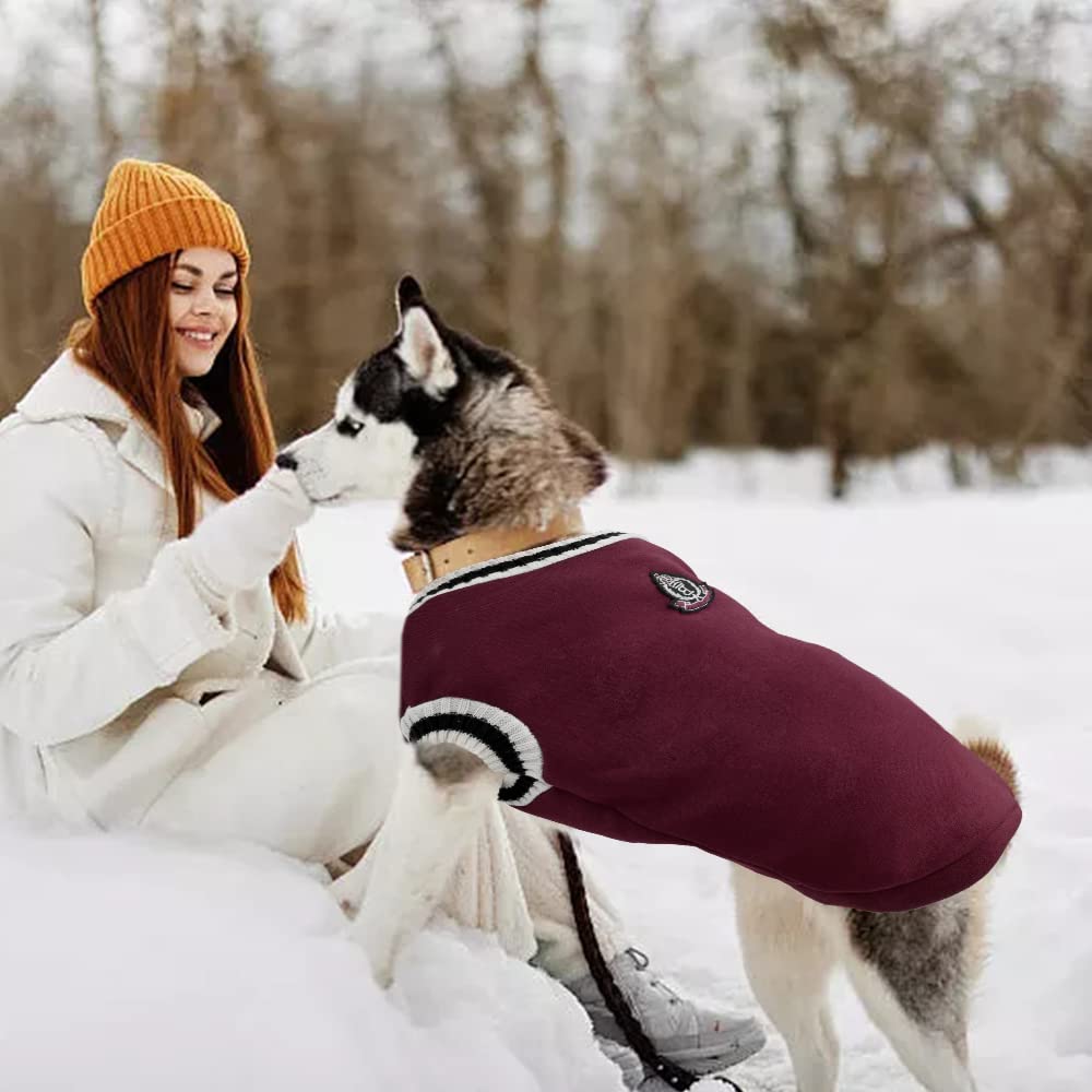 Suéter para Perros Jersey para Perro Abrigos de Invierno para Perros Ropa Cálida para Mascotas Disfraz de Punto Chaqueta Chaleco para Clima Frío Cachorros Gatos Perros Pequeños Medianos Grandes