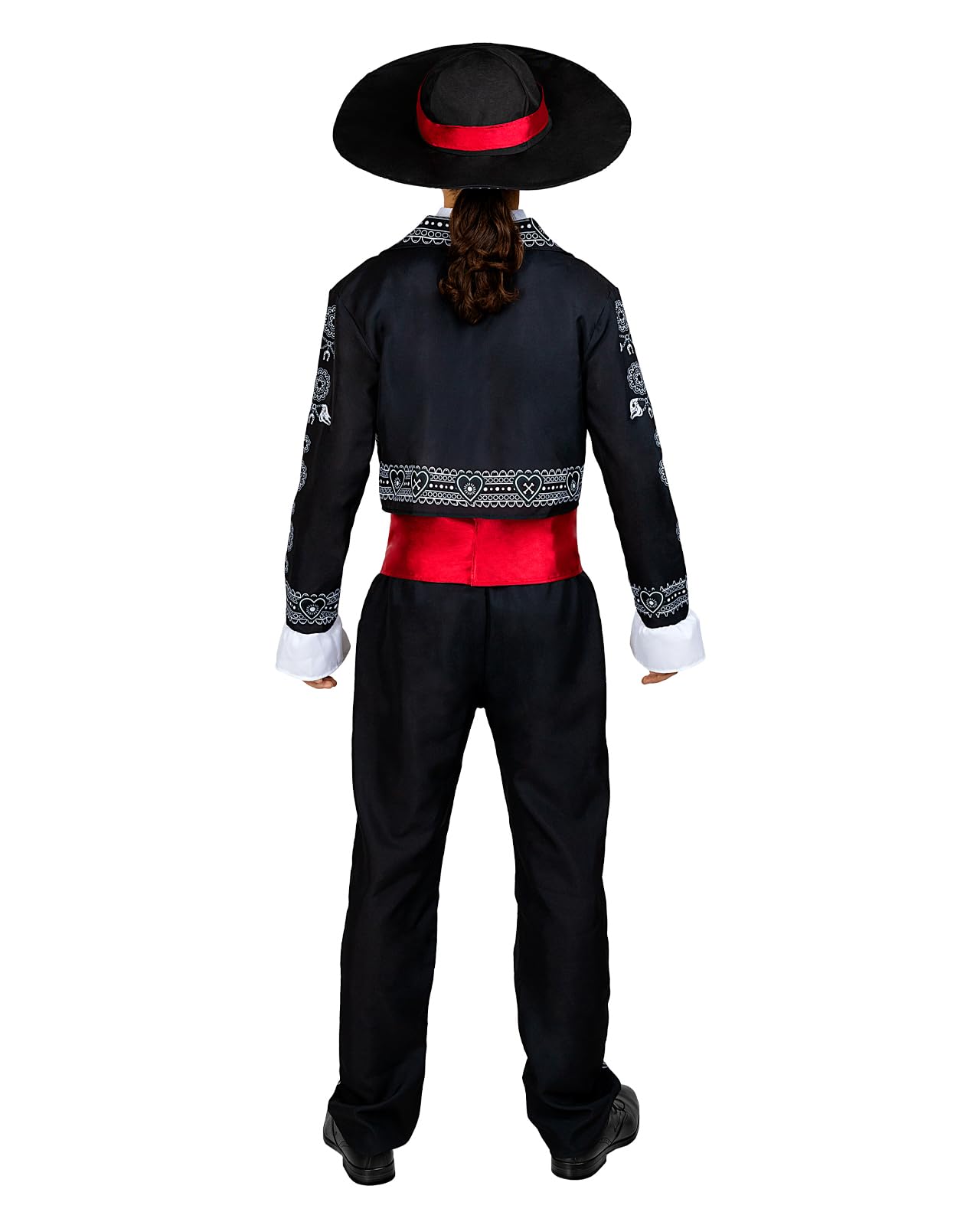 Disfraz de Mariachi para Hombre con sombrero, Traje de Día de los Muertos Catrina para adulto, Disfraces de Halloween y Carnaval – Talla XL