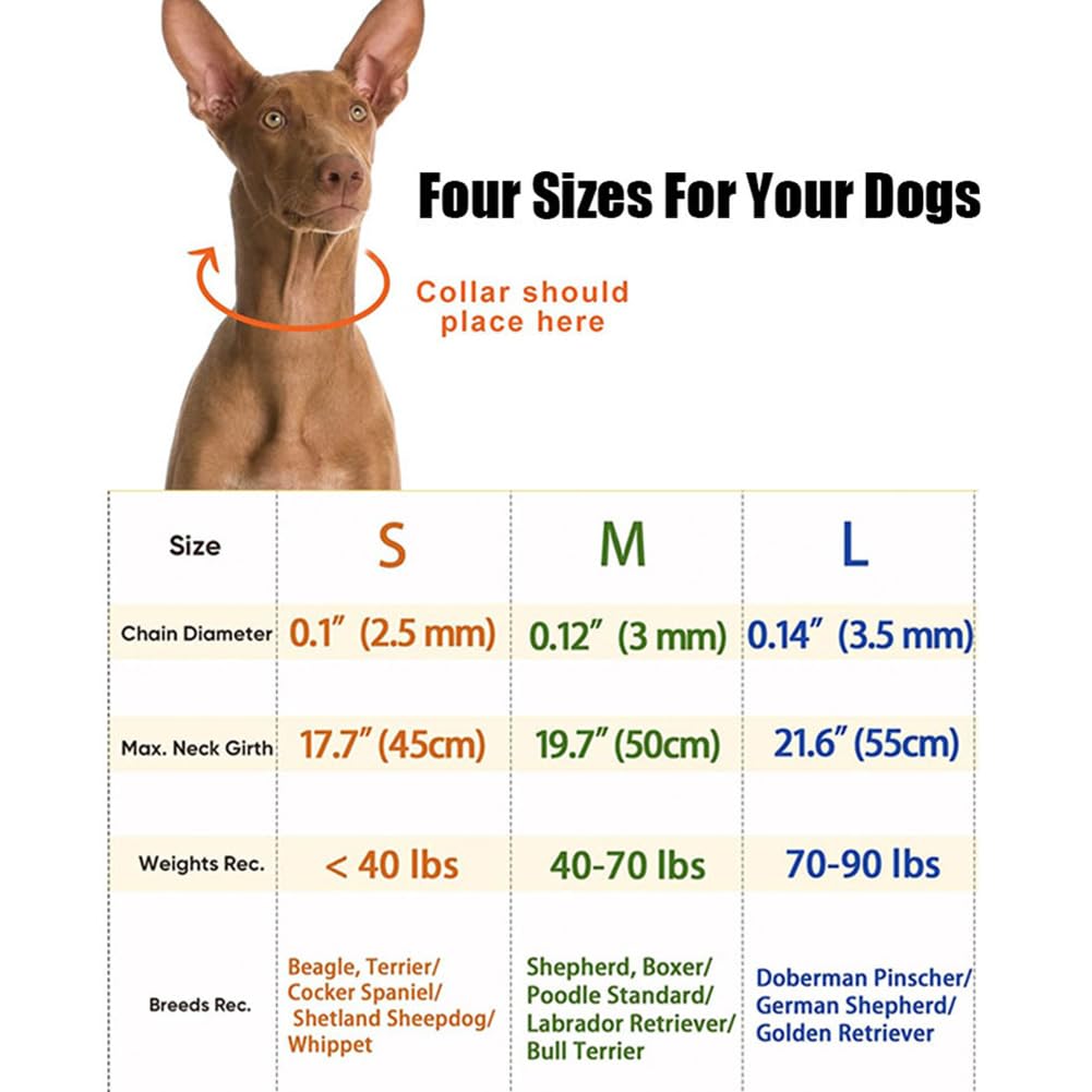 Collar Perro Reflectante Ajustable Collar Perros de Acolchado Neopreno Nylon para Caminar Correr Entrenamiento para Perros Pequeños Medianos Grandes
