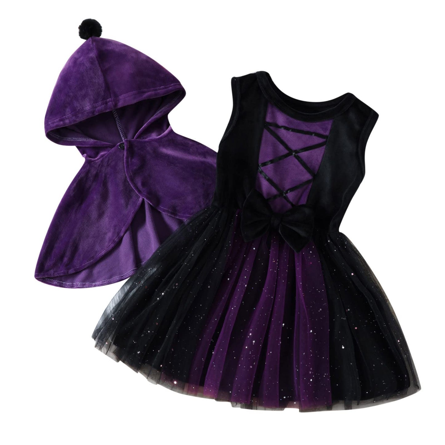 Disfraz de bebé para niño de Halloween, bonito color naranja, disfraces de Halloween, cosplay, carnaval, niño, vestido de princesa, disfraz conjunto capa y chal recién nacido divertido niños disfraz
