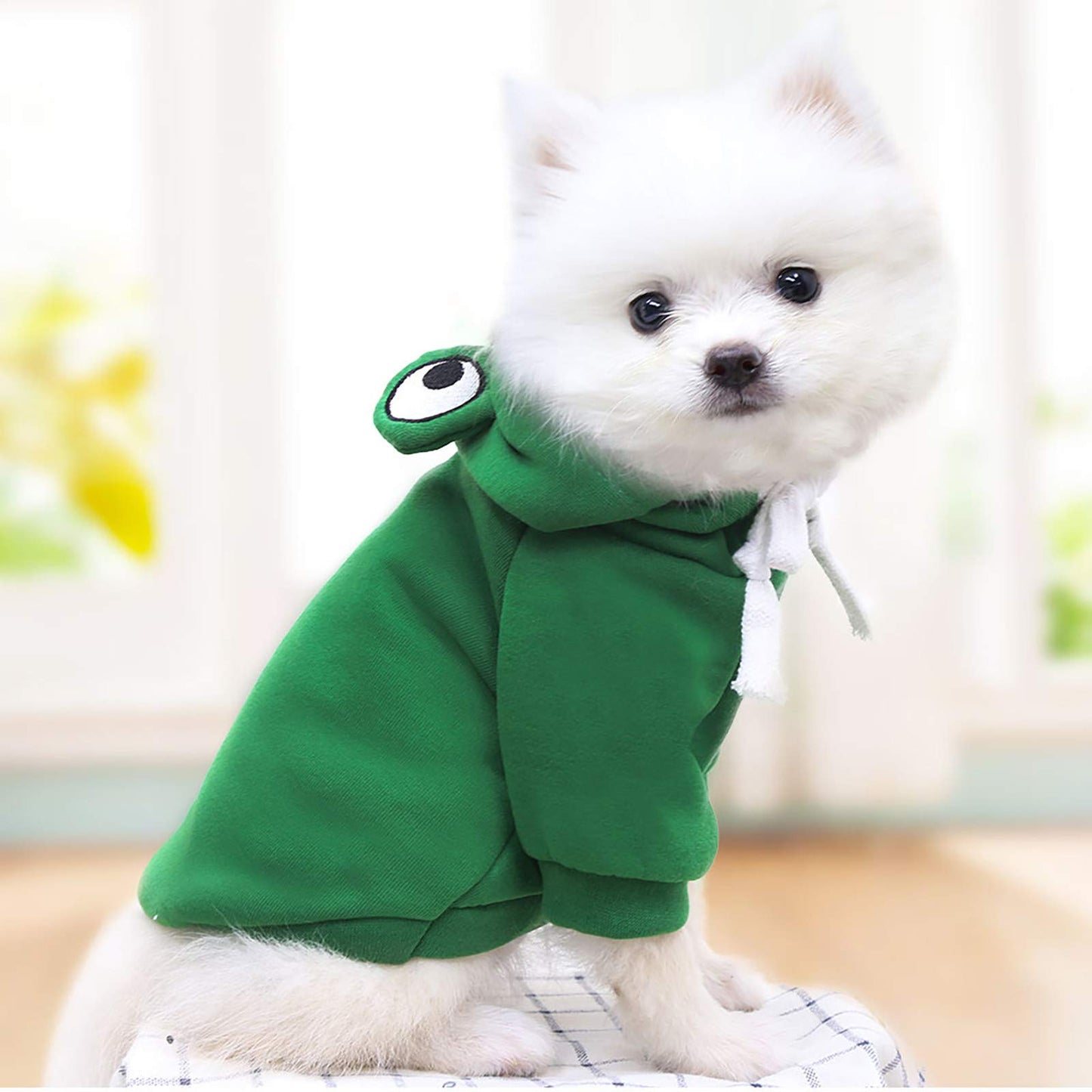 Abrigo Mascotas Perro Pequeño Invierno Casual Sudadera con Capucha Abrigo Cálido Chaqueta para Chihuahua Yorkshire - Santd Paws