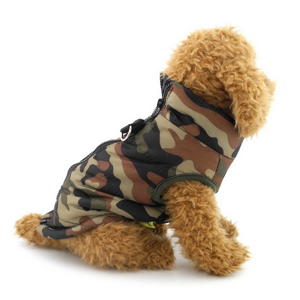 Chaleco Acolchado arnes Suave Perro pequeño Gato Chaleco Mascota Chihuahua Pomerania Invierno Ropa Abrigos Chaquetas