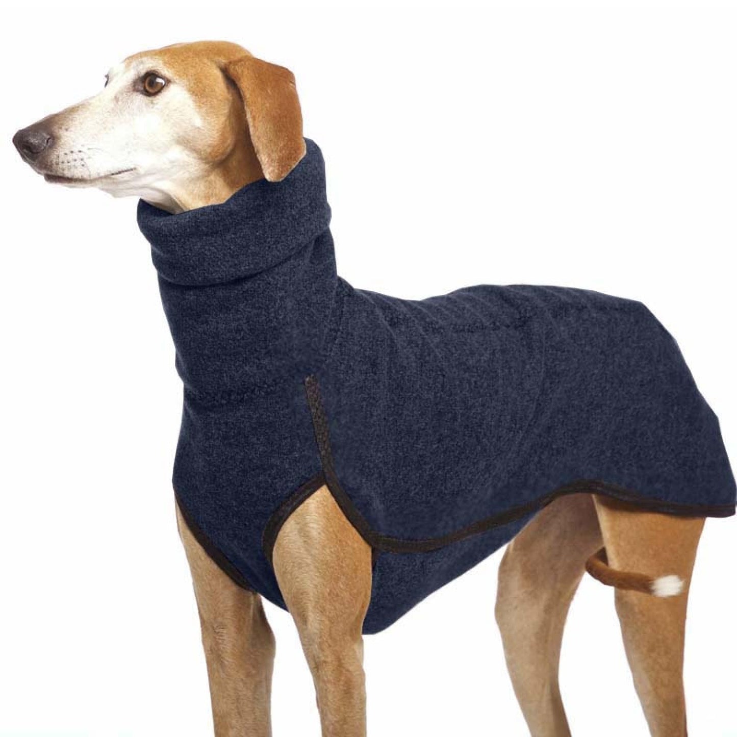 Abrigo Cálido Galgo Labrador Pastor Perro Ropa para Perros Grandes Camisa De Cuello Alto Suéter Suéter De Lana Estirable Chaleco para Perros Chaqueta para Mascotas Trajes De Abrigo