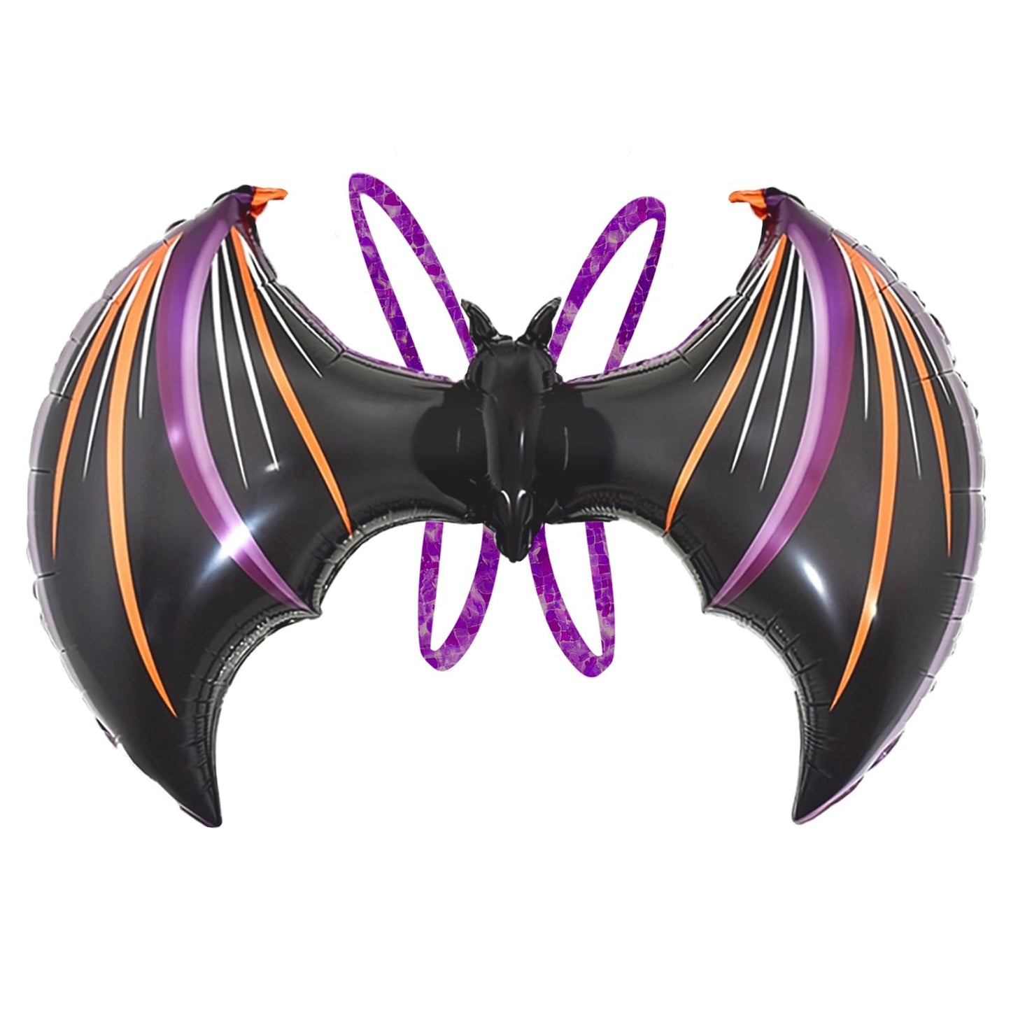 Disfraz Alas Murciélago Globo Foil Halloween Disfraz - 83 x 49 cm (33") - Accesorios Cosplay, Carnaval y Decoración Fiestas - Complementos Vampiro, Diablesa, Ángel Caído - Decoración Eventos