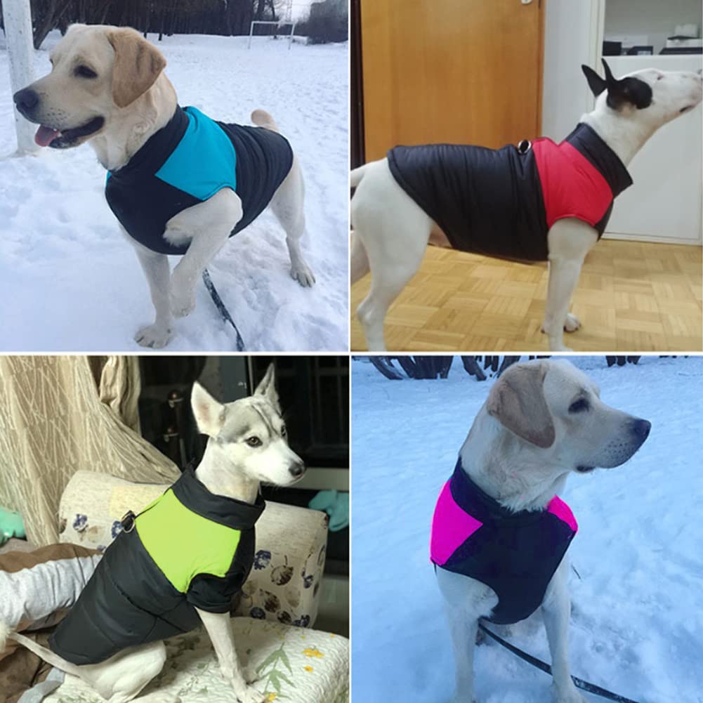 Abrigo para Perro Impermeable Chaqueta Cálido de Invierno y Otoño, Ropa de Algodón para Perros Pequeños Medianos y Grandes Mascotas Chaleco de Cachorro y Gato para Clima Frio
