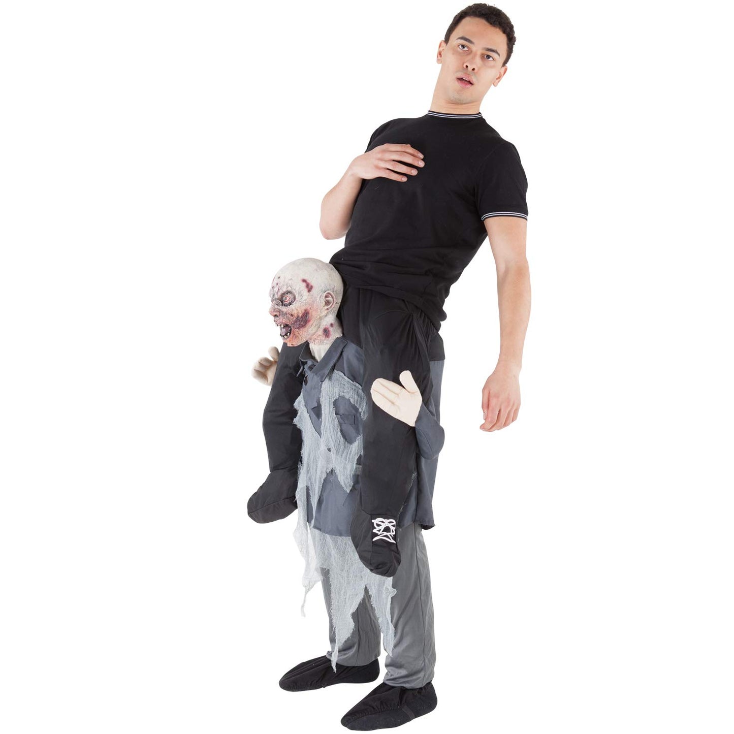 Disfraz Zombie Hombre A Hombros, Disfraz Halloween Hombre a Caballito Terror Talla Única