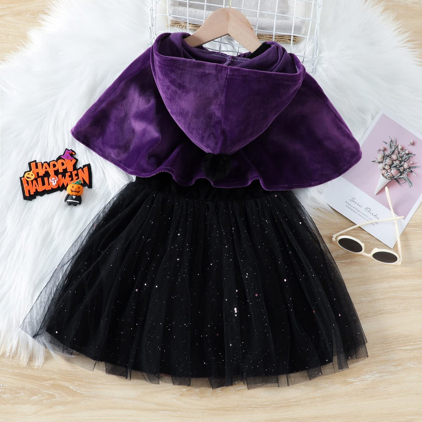 Disfraz de bebé para niño de Halloween, bonito color naranja, disfraces de Halloween, cosplay, carnaval, niño, vestido de princesa, disfraz conjunto capa y chal recién nacido divertido niños disfraz