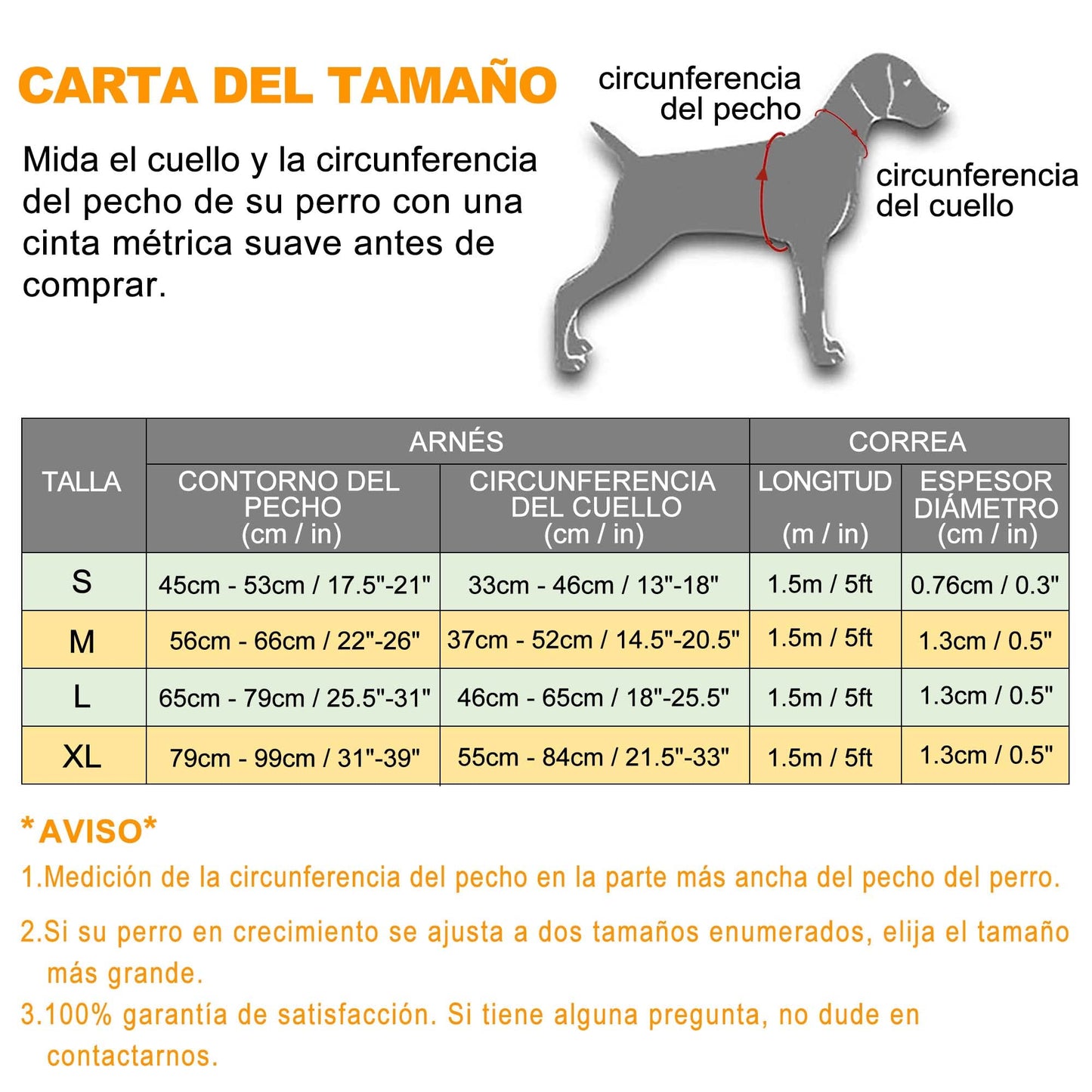 Arnés para Perro sin Tirar, Ajustable, Reflectante Oxford, fácil de controlar, Mediano y Grande, con una Correa para Perro Resistente