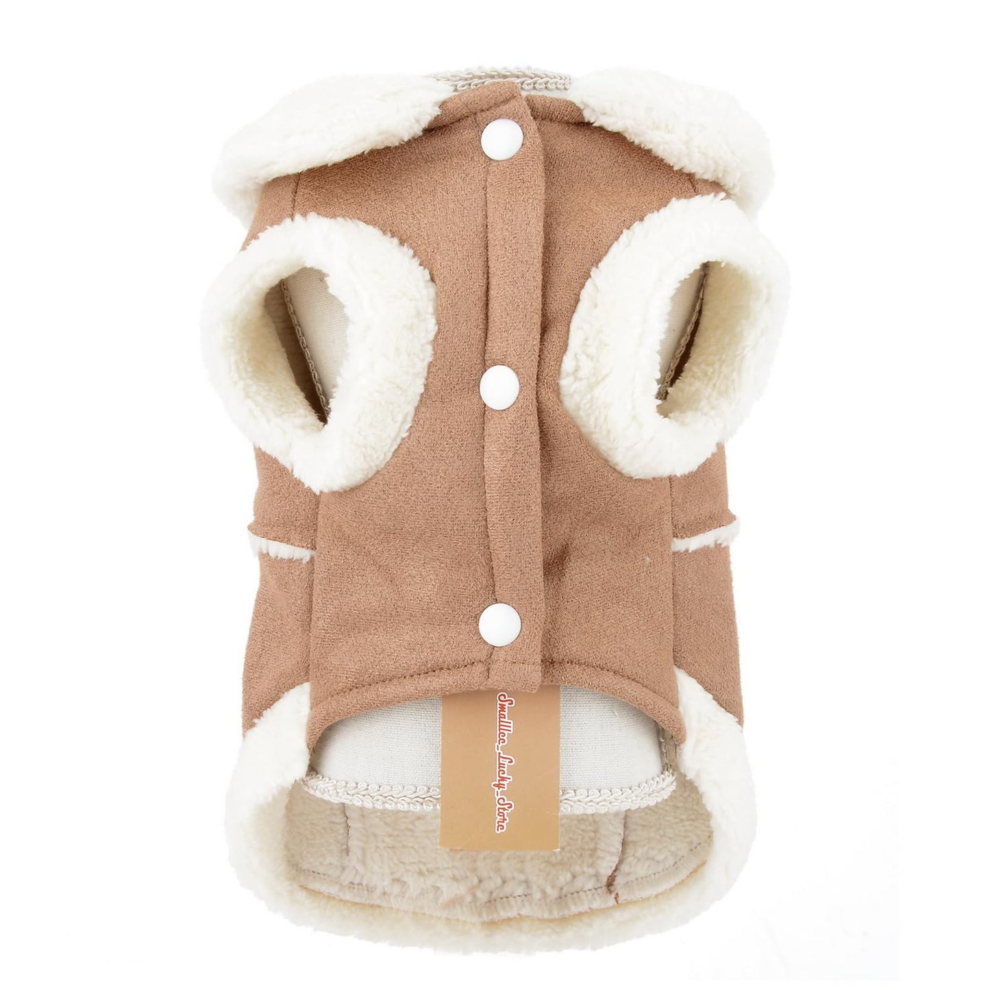 Abrigo de forro polar para perro pequeño, chaqueta con arnés para mascotas con lazo y anillo en D, chaleco suave para otoño e invierno con cuello mullido, ropa de gato chihuahua