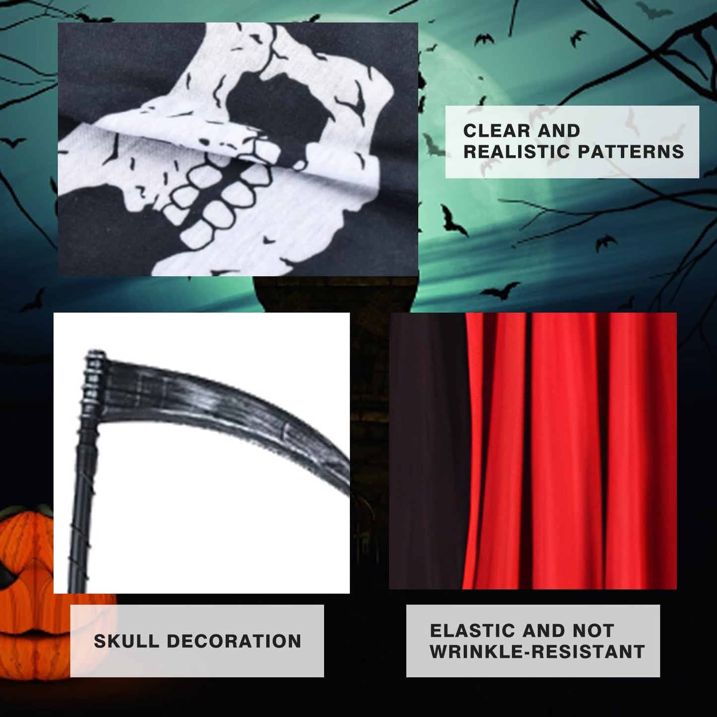 Disfraz de Grim Reaper, Disfraz de Sensemann, Halloween Disfraz de Parca Adulto, Disfraz de Parca Adulto, Capa de Muerte para Hombre Mujer, Costume da Grim Reaper
