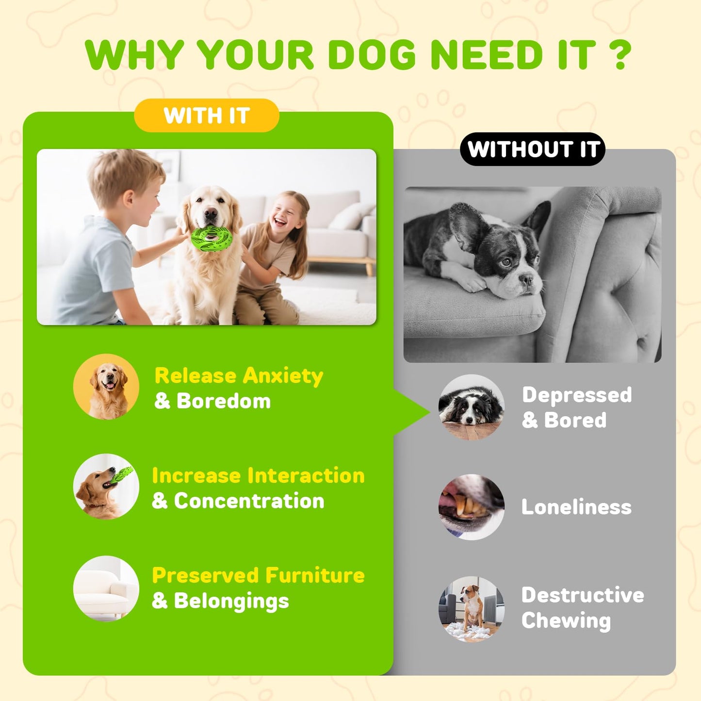 Anillo Juguete para perros de goma para masticadores fuertes, caucho natural, juguete masticable para anillos, anillo para masticar perros, goma indestructible, juguetón para el cuidado dental de