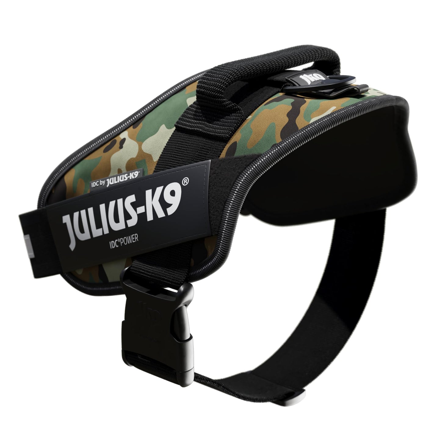 Arnés JULIUS-K9 IDC, 1/L, 63–85 cm/50 mm, Camuflaje, Perro