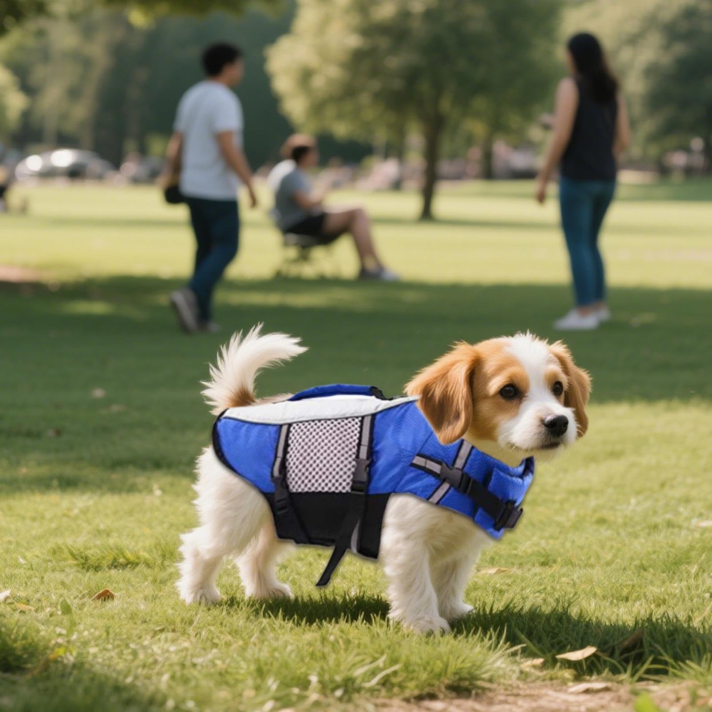 Chaleco Salvavidas para Perros, Tiras Reflectantes, Soporte de flotación para Kayak, Piscina, Viajes, Lago, Playa, Barco