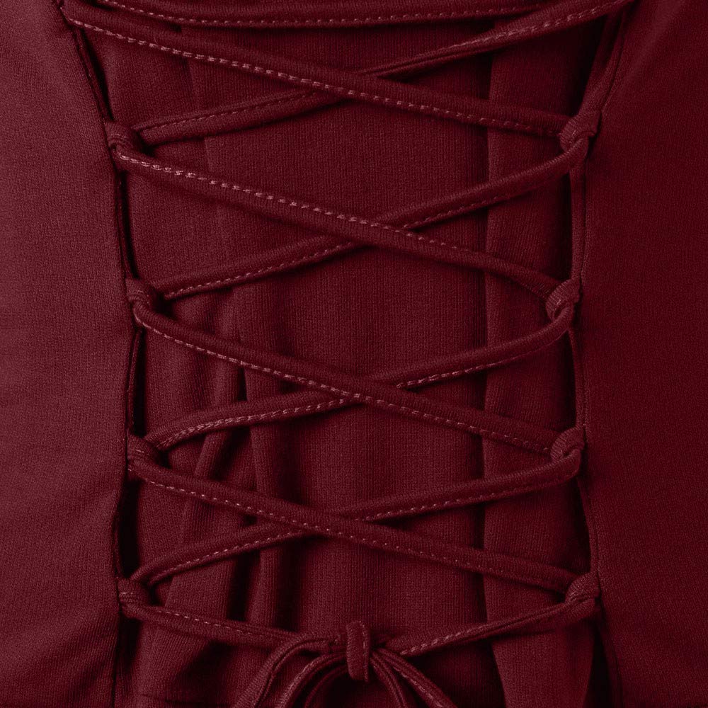 Disfraz renacentista para mujer, bata con cordones, vestido medieval con capucha, manga larga, retro, gótico, cosplay, Halloween, carnaval, Halloween, fiesta, disfraz, carnaval, Navidad,