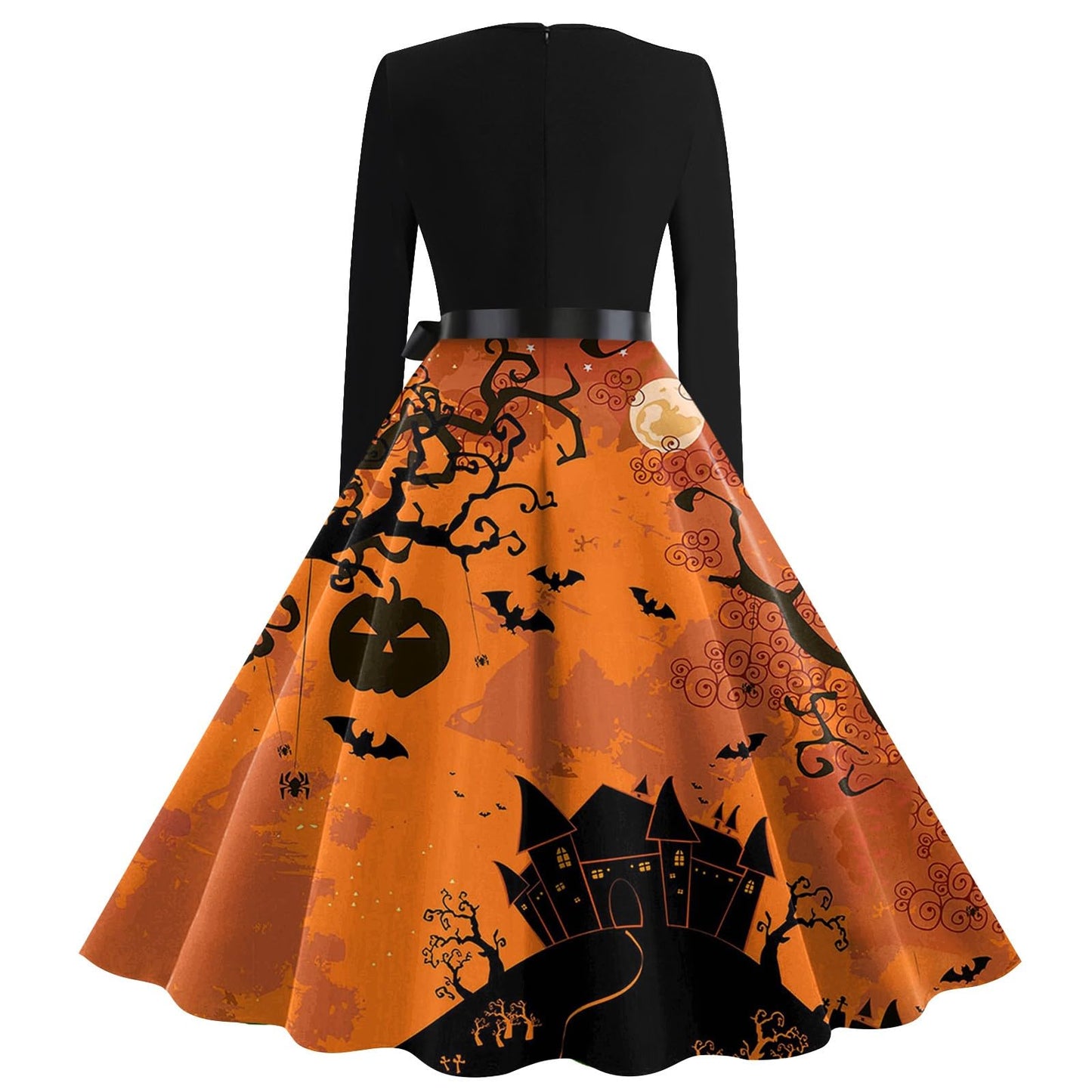 Disfraces Halloween Parejas Vestido Fiesta Disfraz Diablesa Mujer Guadaña Disfraz de Vampiresa Punk Disfraces Mujer para Terroríficos Adulto Fato Sexy Halloween Costume 20-Azafrán 5XL
