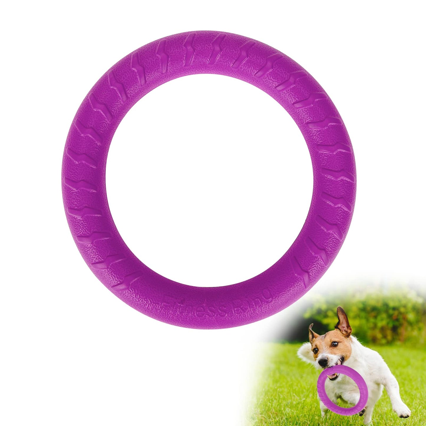 Frisbees para Perros Flotador para Perros Interactivo Duradero Anillo de Fitness para Perros Ejercicio Equipos de Agilidad para Perros para Perros Pequeños Medianos y Grandes