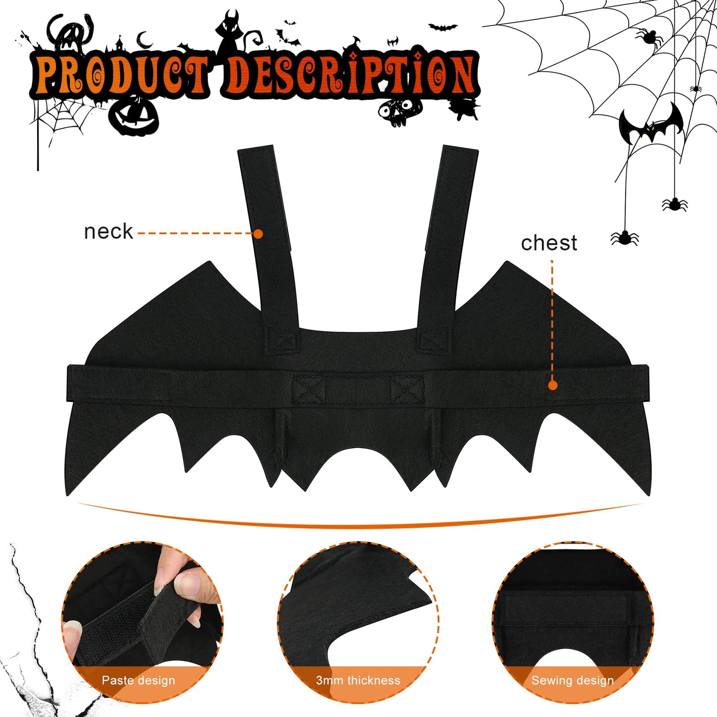 disfraz de perro de murciélago de halloween,disfraz halloween gato alas murcielago perro disfraces para perros halloween