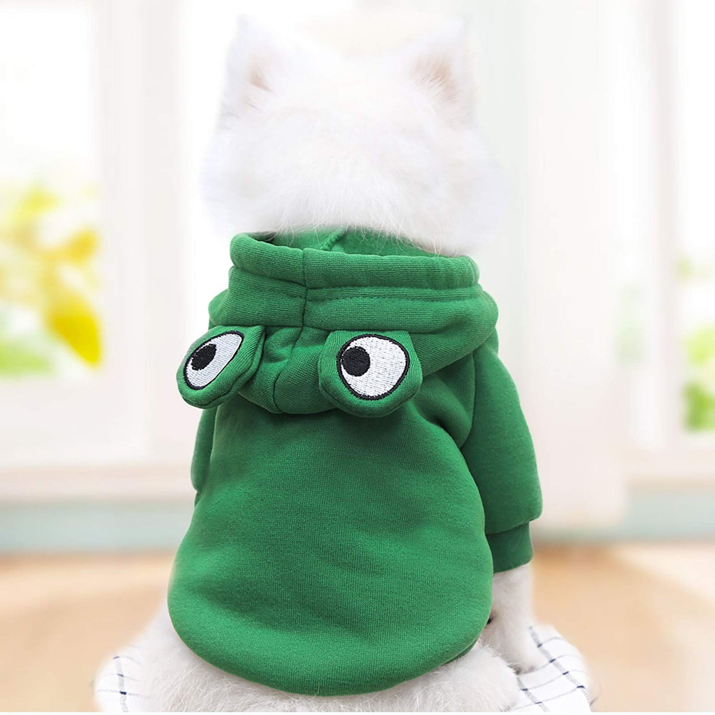 Abrigo Mascotas Perro Pequeño Invierno Casual Sudadera con Capucha Abrigo Cálido Chaqueta para Chihuahua Yorkshire - Santd Paws