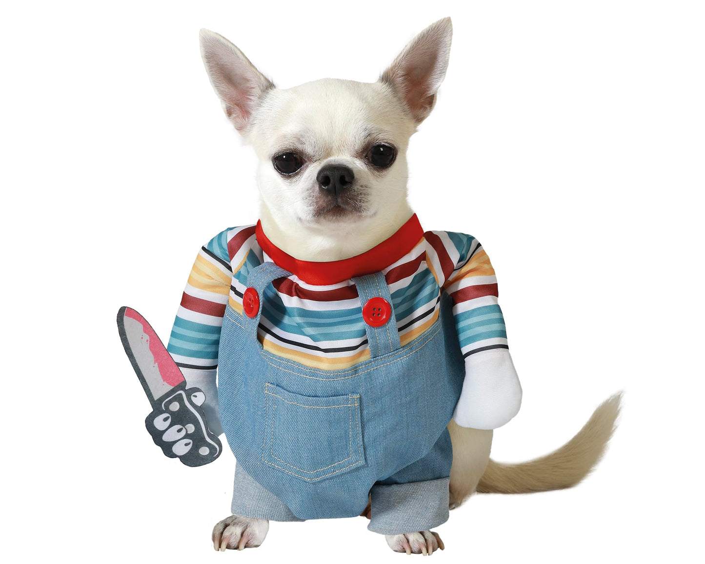 Disfraz para Mascota muñeco Halloween Multicolor con Mono