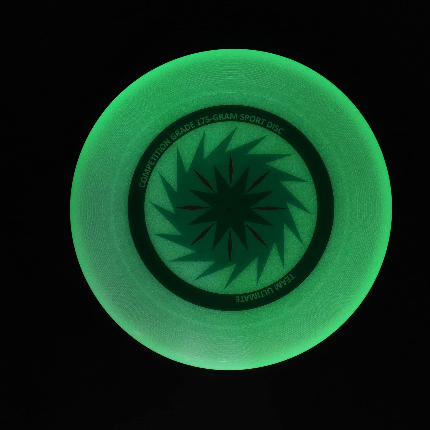 Frisbee Deportivo, Frisbee Brillante, Seguro y Divertido para Acampar Al Aire Libre (Verde)