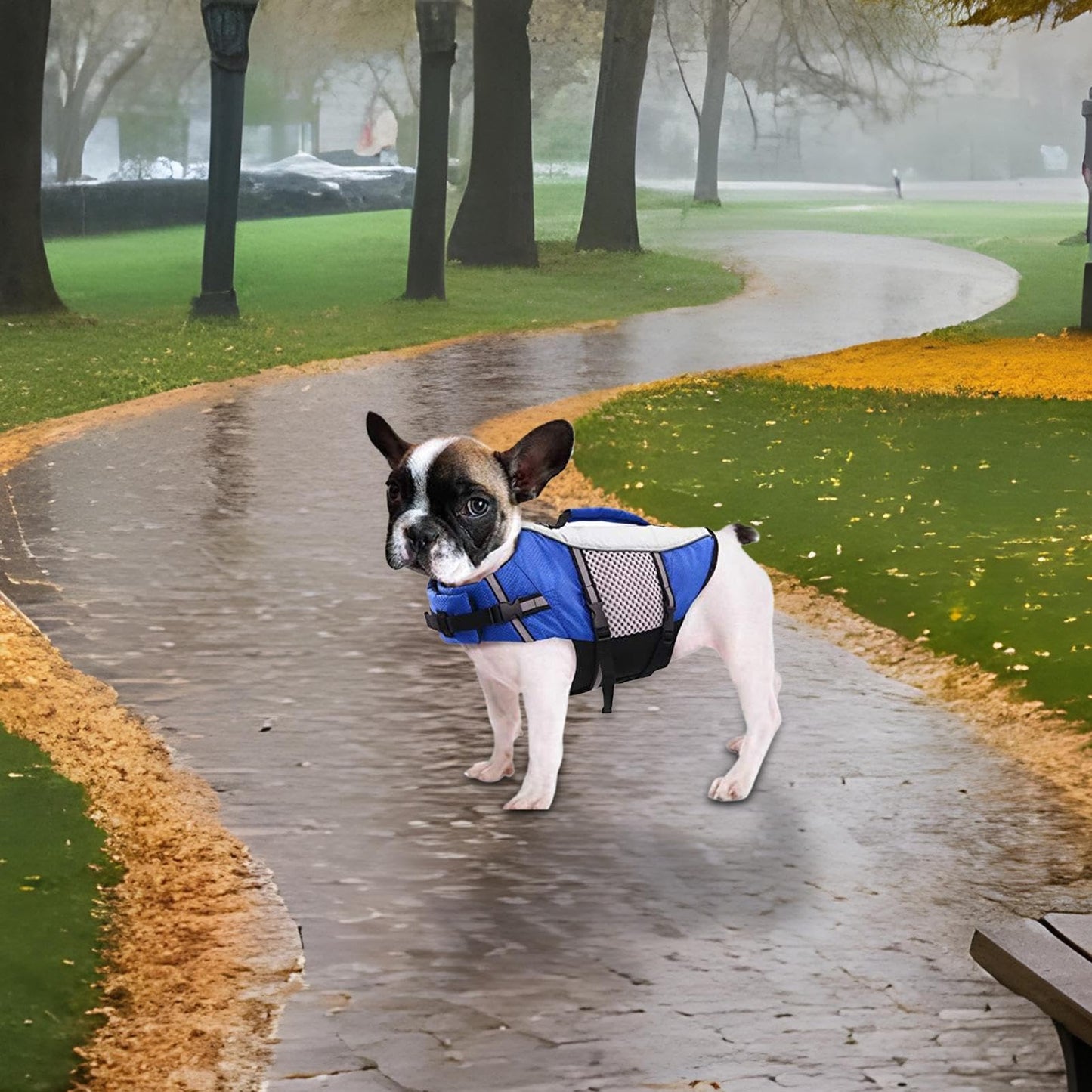 Chaleco Salvavidas para Perros, Tiras Reflectantes, Soporte de flotación para Kayak, Piscina, Viajes, Lago, Playa, Barco