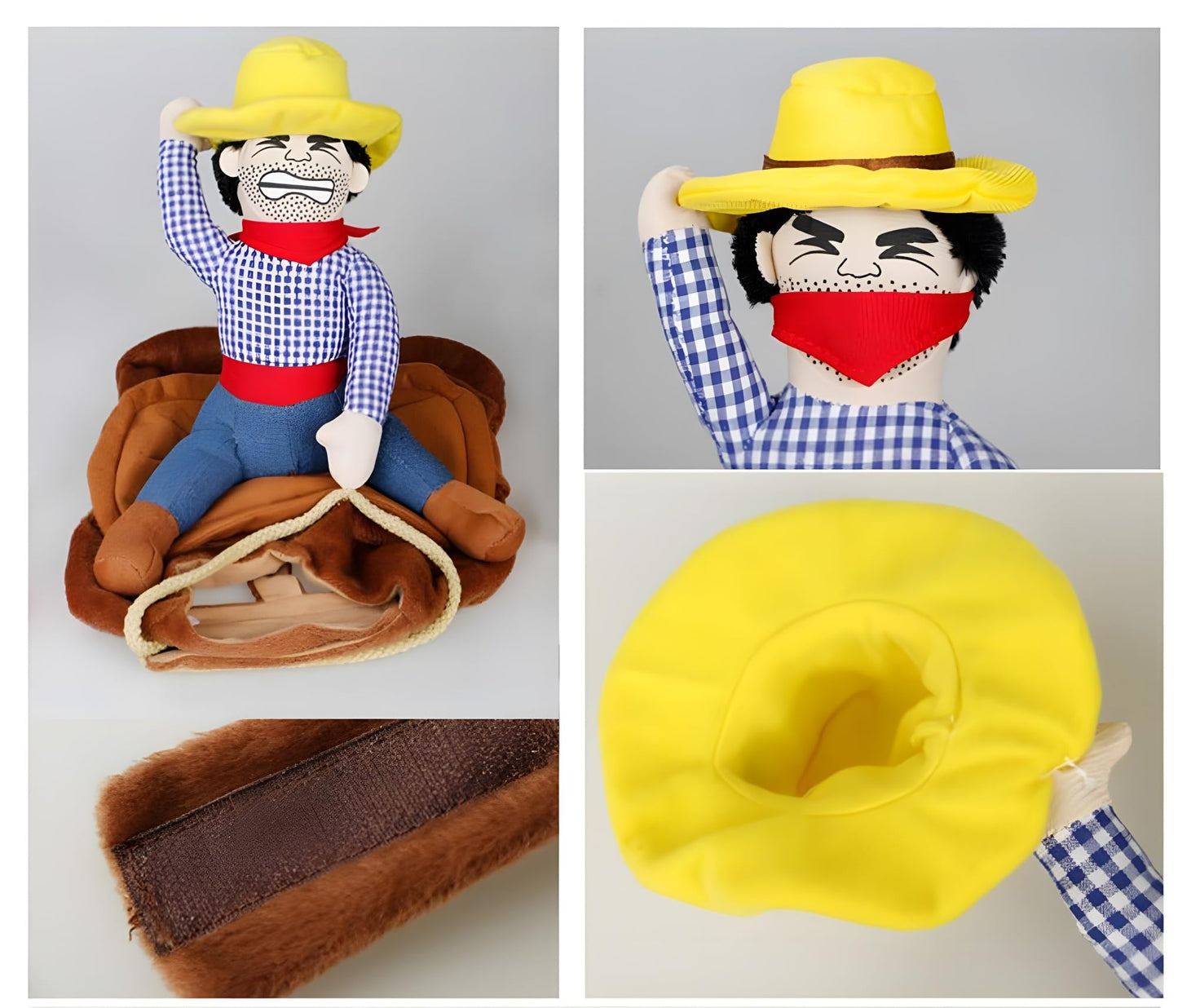 Disfraces de Mascotas Traje de Mascota Traje de Mascota de Halloween Traje de Perro de Vaquero Estilo per Trajes(XS)