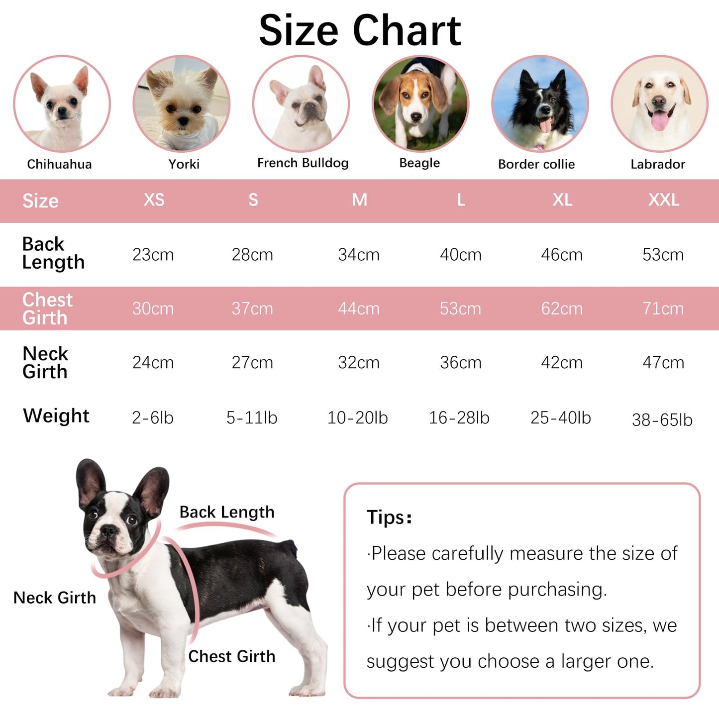 Abrigo Jersey Perro Mediano,Suéter para Perros Gato Cálido Ropa de Invierno,Abrigo para Mascotas para Bulldog Frances,Chihuahua,Teckel, L