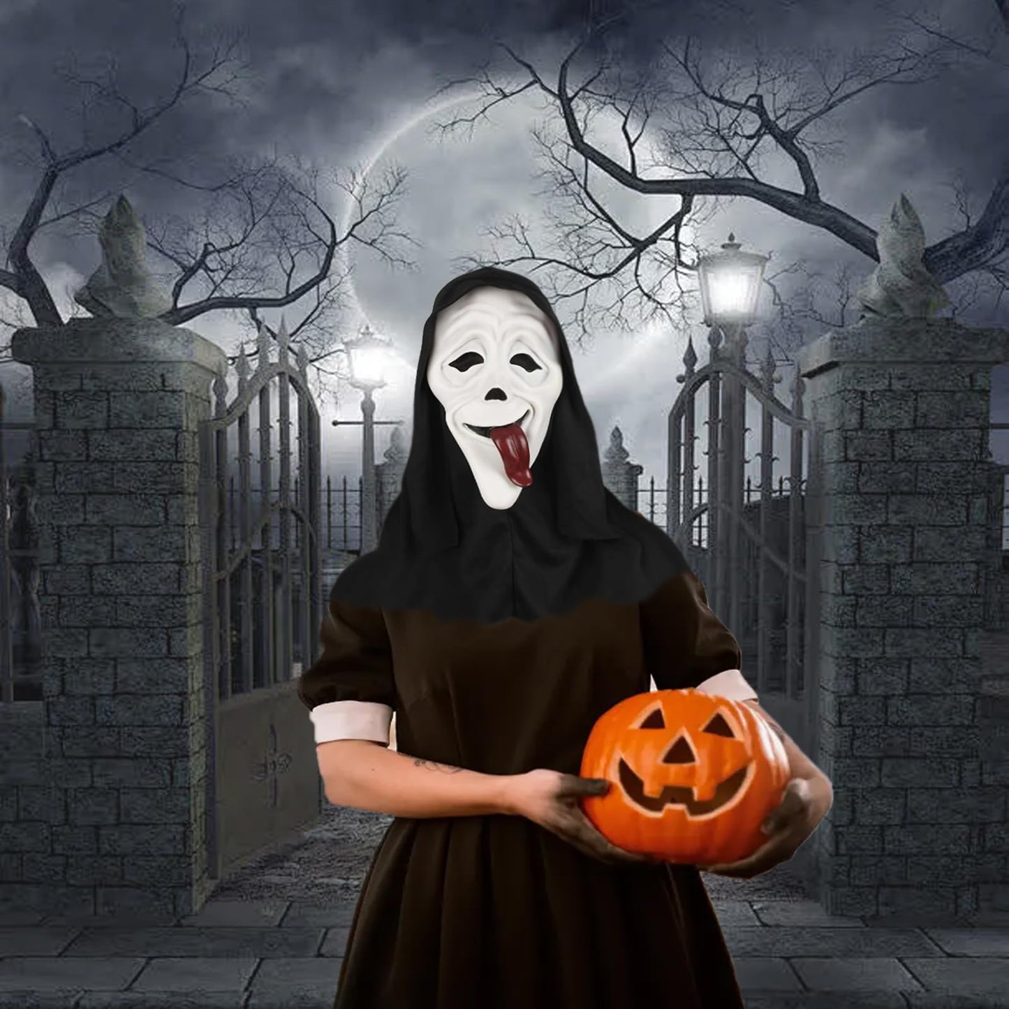 Disfraz Mascara Scream, Ghostface Disfraz, Mascara Ghostface, Ghostface Disfraz, Disfraz Halloween Scream, Scary Movie Disfraz, Máscaras De Fantasmas Para Fiestas Temáticas y Juegos De Rol