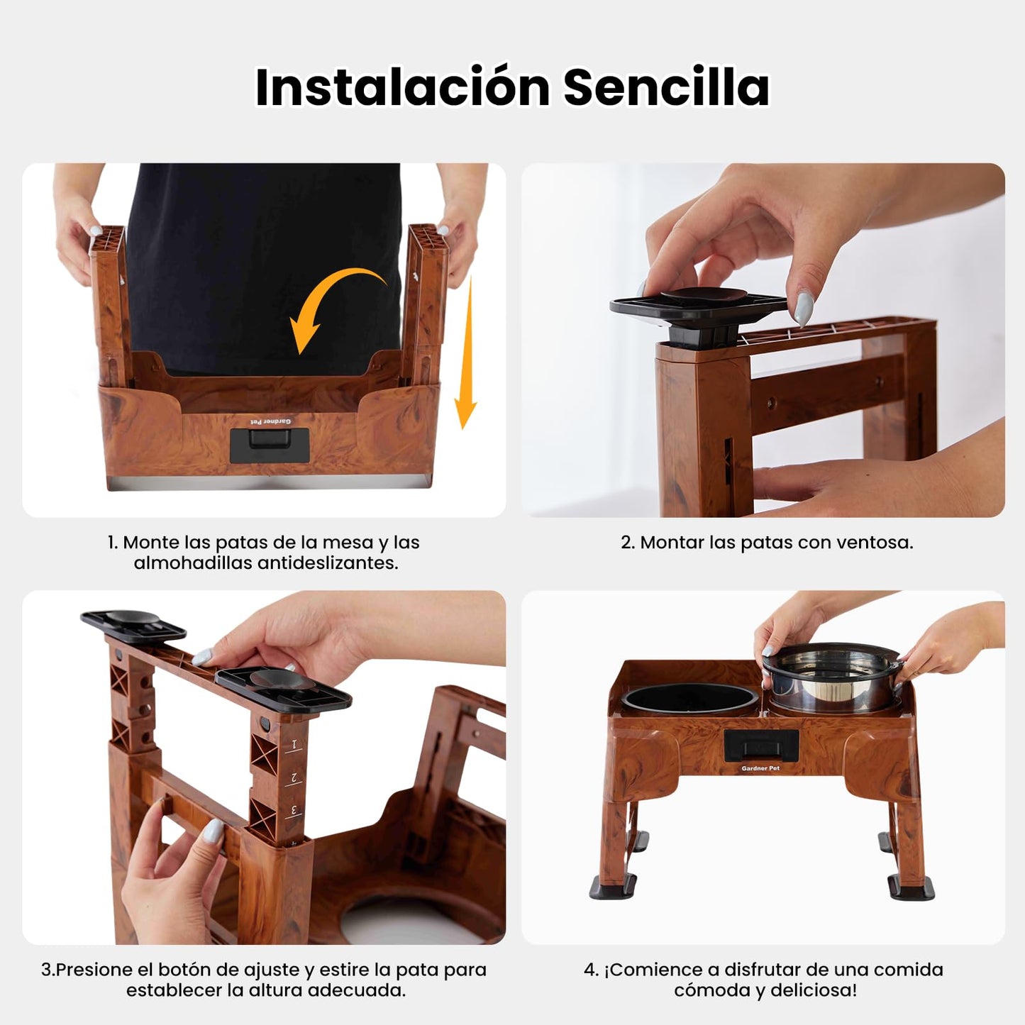 Gardner Pet Cuencos elevados para perros