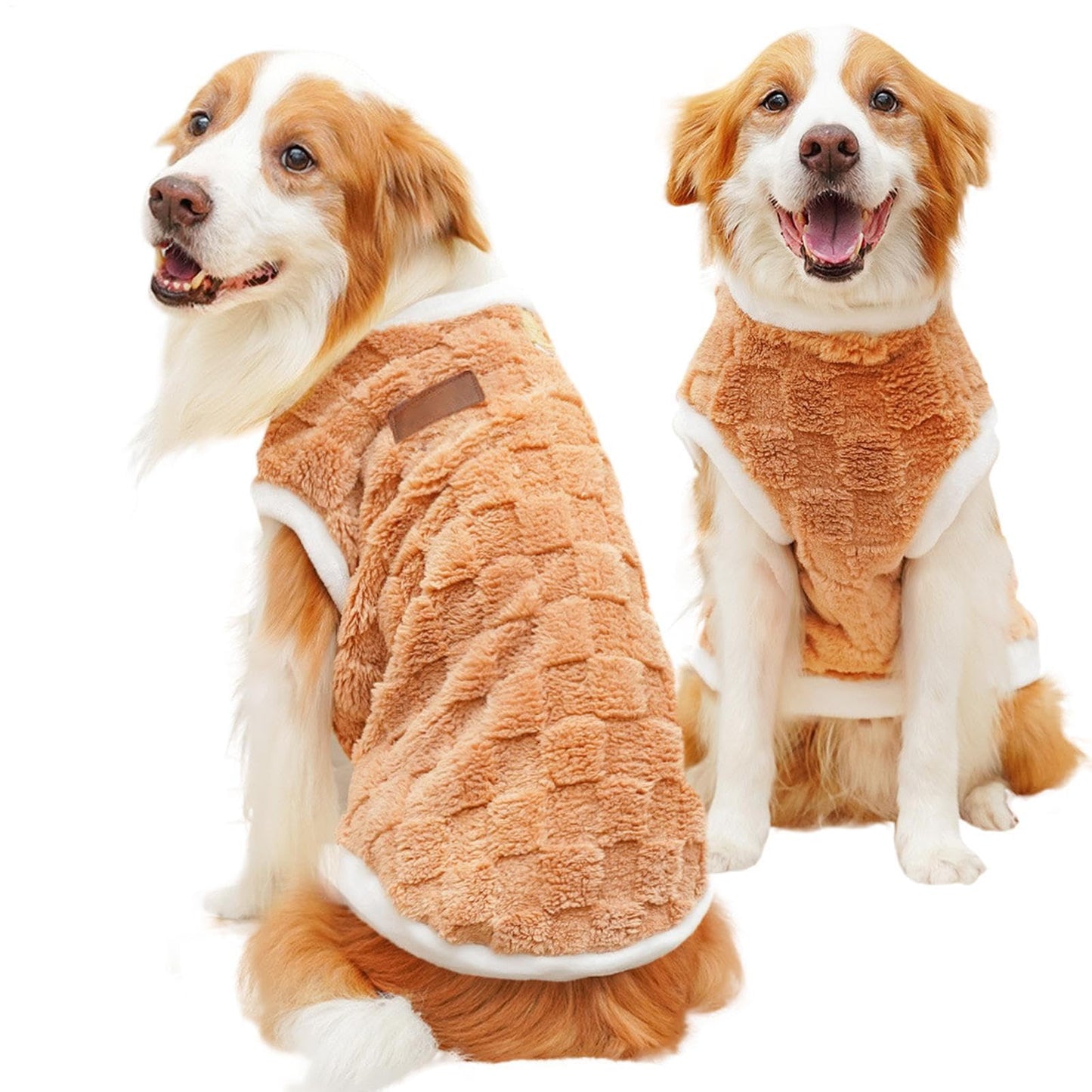 Abrigo Chaqueta De Invierno para Perro, Suéter De Felpa Y Cálido para Mascotas, Ropa Mantener Caliente Pijamas Chaleco De Invierno Peluche para Mascotas, Abrigo para Gato Salir A Pasear