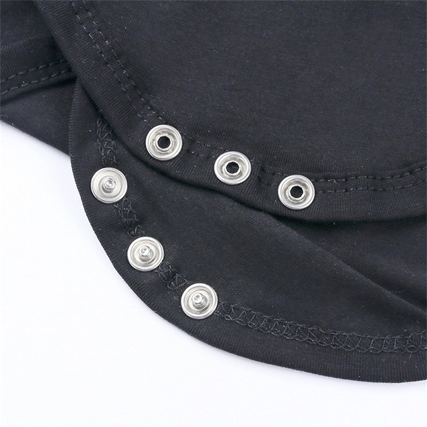 Disfraz de bebé recién nacido neutro recién nacido bebé niño niña traje negro murciélago manga larga pelele body con gorros ropa, Negro , 3-6 meses