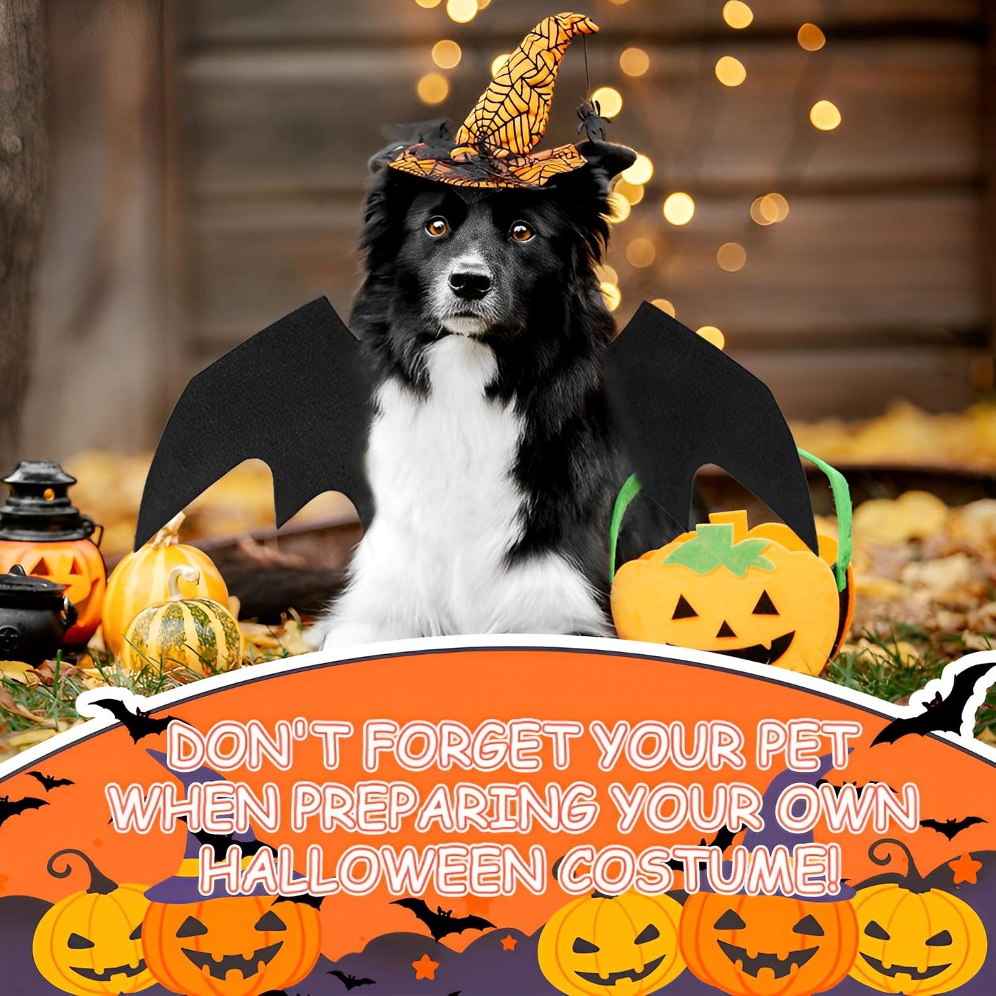 TFSZE Alas De Murciélago De Mascotas,Disfraz De Perro De Murciélago De Halloween, con Campanas De Calabaza,Alas De Perro,Halloween Gato Alas Ajustable,Adecuado para Juegos De rol-Talla L