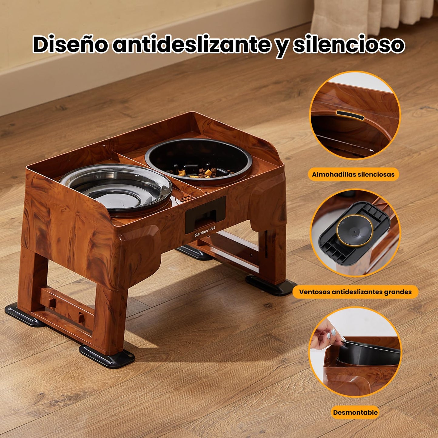 Gardner Pet Cuencos elevados para perros