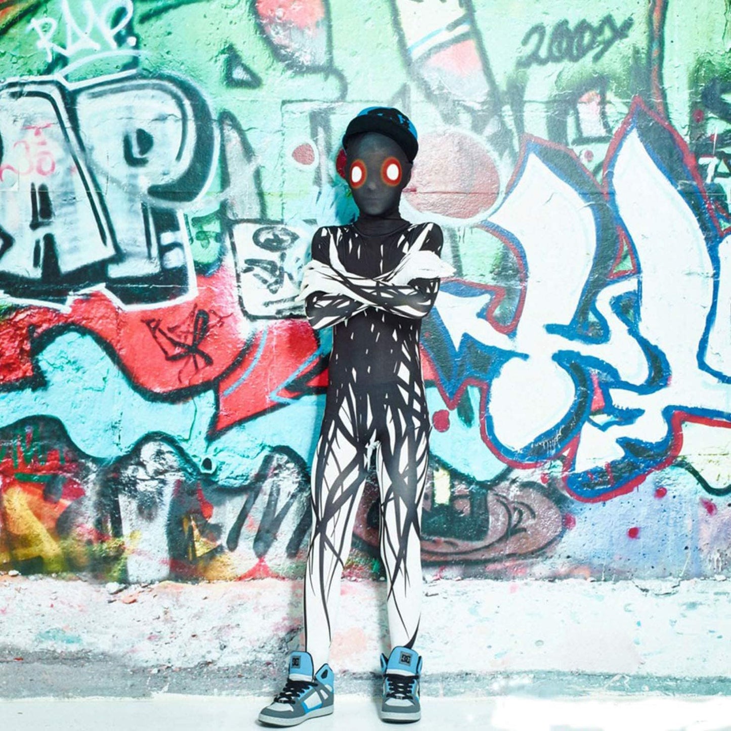 Disfraz Monstruo Niño de Zalgo, Disfraz Halloween Niño Disponible en Talla M